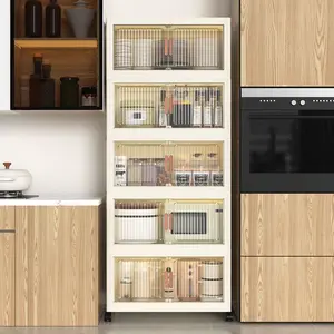 Foldable Storage Cabinet for Home Use, Wardrobe, Clothes Organizer, Toy Snack Display Rack, Multi-Purpose Storage Shelf