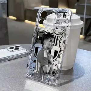 Football Star P-Pedri NO.8 Phone Case Compatible with for iphone 17, 16E, 16, 15, 14, 13, 12, 11 Pro Max Mini Air XR XS X 7 8 Plus, Transparent TPU Soft Back Cover, Phone Cases, Handy Cover, Phone Cover