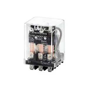 Relay & Control SKAP-2C-120VAC 120V AC Coil 8 Pin Square Base Plug-in Relays