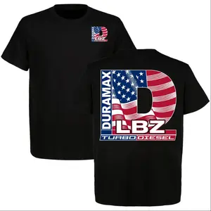 Duramax LBZ Turbo Diesel T-Shirt, Patriotic D Engine Graphic Shirt, Unisex for Men for Women, Menswear, 100% Cotton
