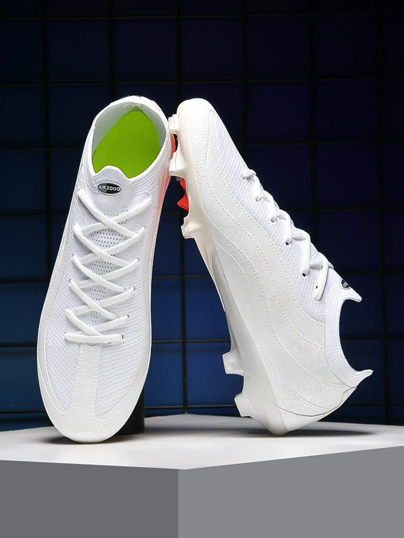 Professional Men's/women's/youth Football Training Cleats, Football Boots, Striped PU Leather Sporty Shoes, All-Season Tpu Sole, Laces Seamless Design