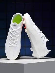 Professional Men's/women's/youth Football Training Cleats, Striped PU Leather Sporty Shoes, All-Season Tpu Sole, Laces Seamless Design