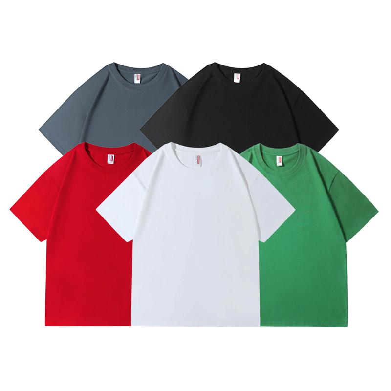 5-Pack 100% cotton Alimens&Gentle Men's Slim Fit Crew Neck Casual T-Shirts - Super Soft, Tagless, Essential Tees for Everyday Wear