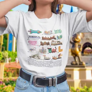 WDW Attraction Vehicles T-Shirt, WDW trip, Gift for Boy & Girld, Disneyland trip