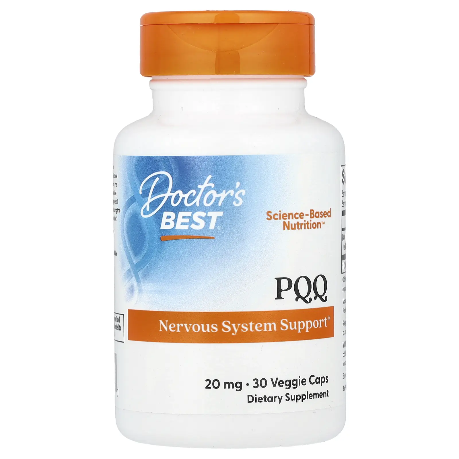 Doctor's Best PQQ , 20 mg, 30 Veggie Caps
