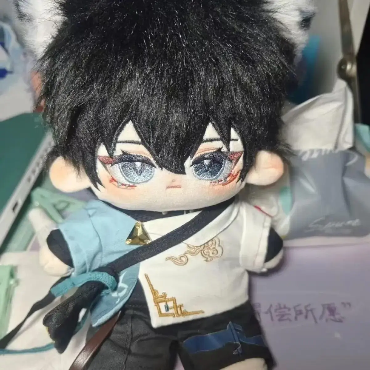 20 cm Stuffed Game Anime Honkai: Star Rail Dan Heng Unofficial Merchandise Body Plush Doll Toy Soft Dress Up Cotton Kid Gift