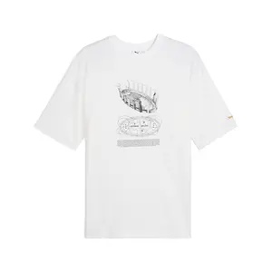 PUMA Mens X Harry Potter Oversized Graphic Crew Neck Short Sleeve Casual Tops Casual - White PUMA Mens X Harry Potter Oversized Graphic Crew Neck Short Sleeve Casual Tops Casual - White