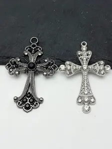 1pcs Charms Cross Antique Big Cross Charms Pendant Jewelry Ankh Cross Charms For Jewelry Making