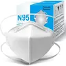 N95 Masks for Adults, 25 Pack NIOSH Approved Particulate Respirator, Universal Fit N95 Face Mask Comfortable