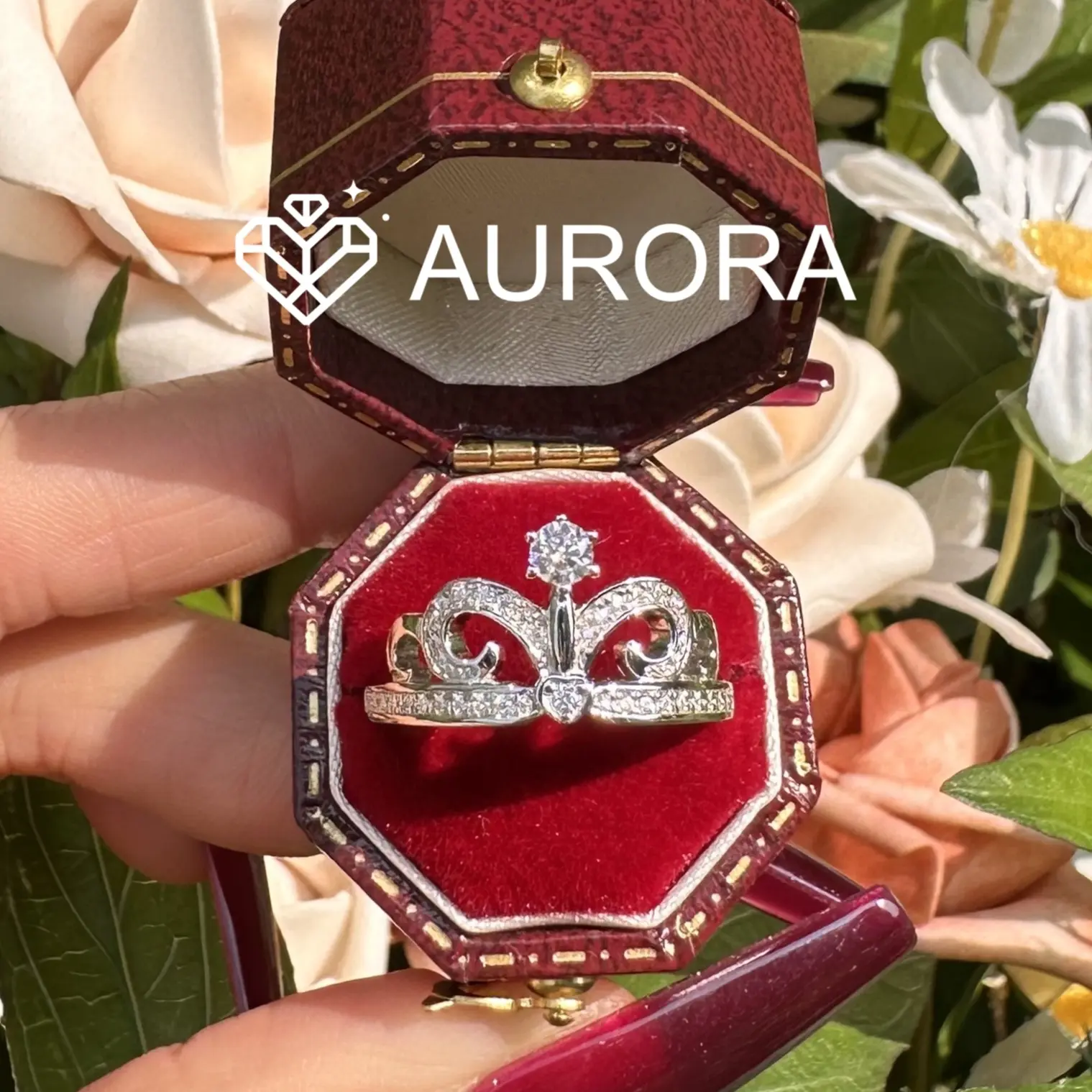 【#133 Hearta】Moissanite Stackable band ring enhancer ring with 925 sterling silver Synthetic Moissanite Elegant Engagement Ring