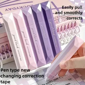 Portable Correction Tape Set with Stylish Gradient Design, Ideal for School Office Home Use, Back to School Supplies for Students