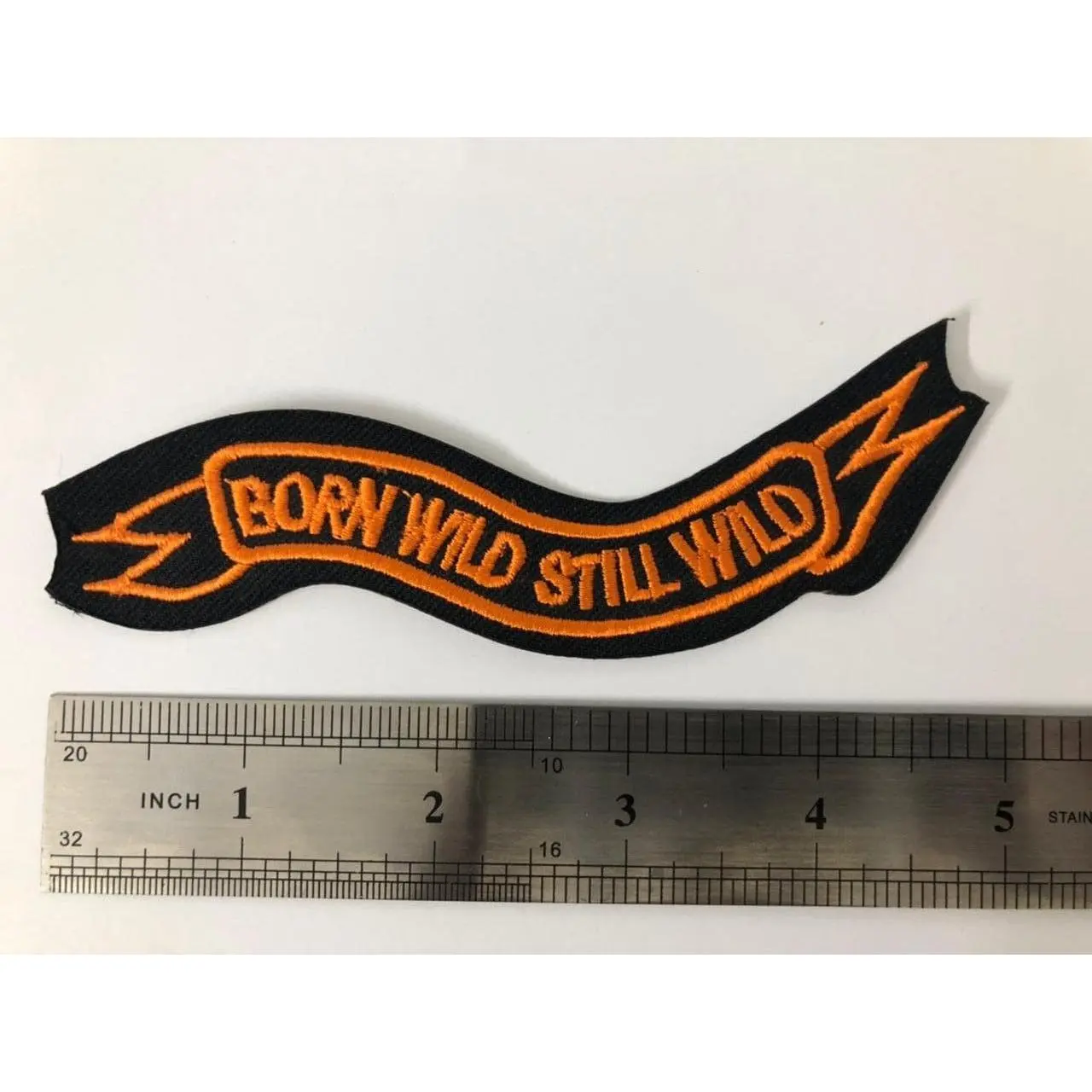 Born Wild Still Wild Biker Vest Patch