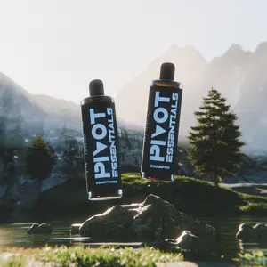 Pivot Essentials PIVOT BUNDLE Shampoo & Conditioner 24oz Balanced Cleanse with Bergamot & Peppermint Scent for Any Hair Type US Origin