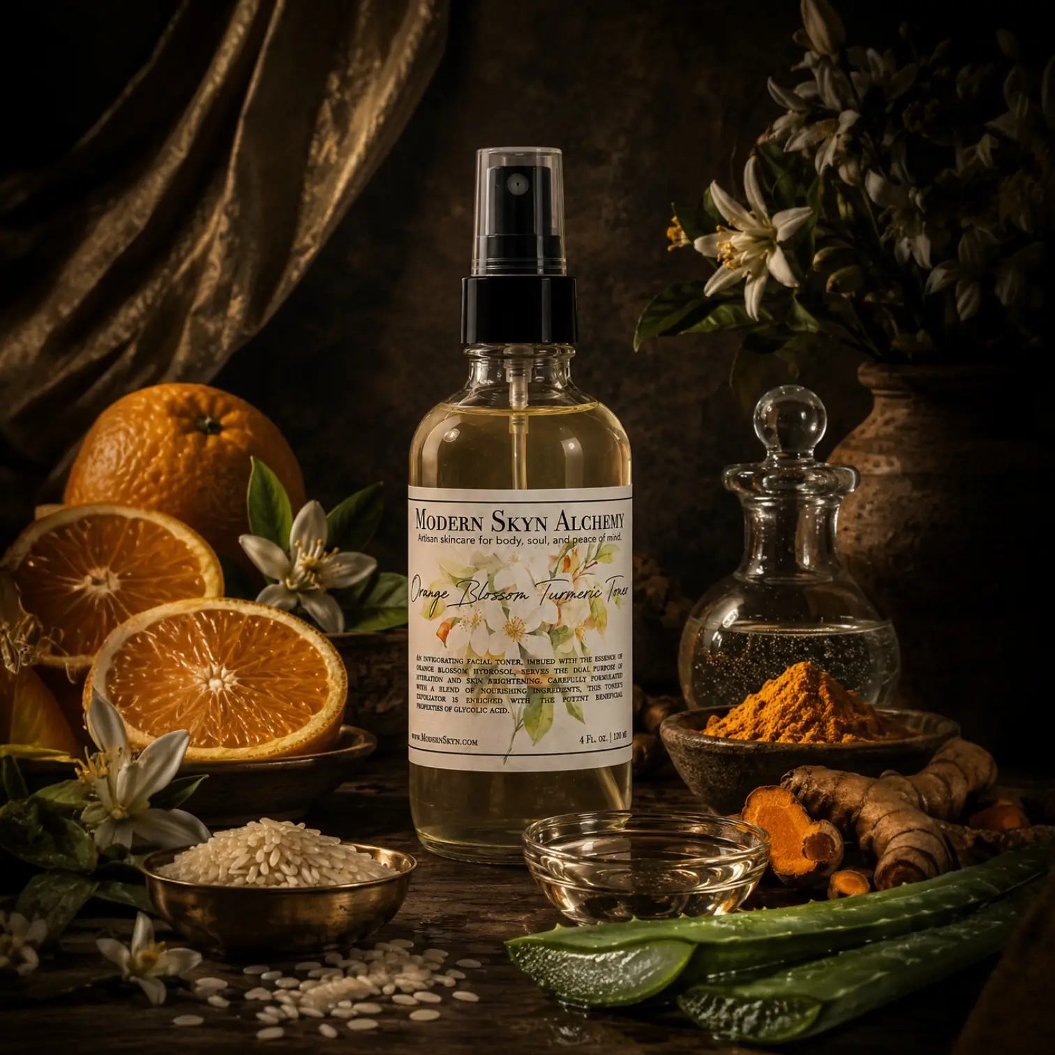 Orange Blossom Turmeric Toner