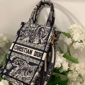 Pre-owned Dior book tote mini