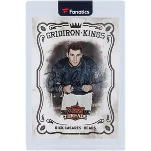 Rick Casares Chicago Bears Autographed 2010 Panini Threads Gridiron Kings #11 #14/50 Card - Fanatics Authentic Certified