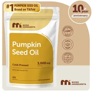 Micro Ingredients Pumpkin Seed Oil with Saw Palmetto Softgels