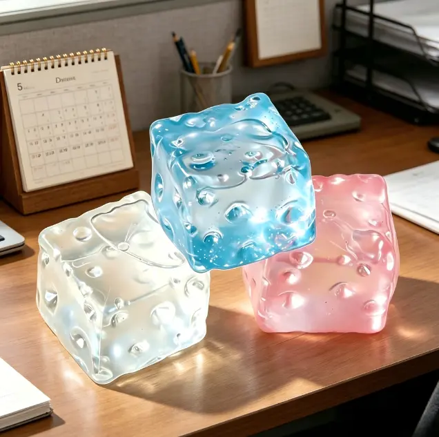 Ultra Soft Clear Cheese Slime Squishy – Mochi Texture, Slow Rising & Super Stretchy, Satisfying Stress Relief Toy for Anxiety & Focus, Perfect Sensory Gift