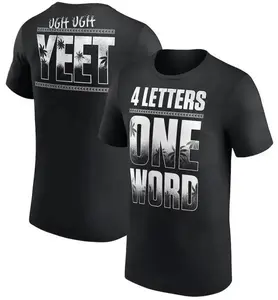 Vintage Jey Uso - Four Letters, One Word Bootleg T-Shirt & Sweatshirt – Ugh Ugh Yeet Graphic Tees, Back to School Casual Streetwear, Made in USA, Menswear Womenswear, Retro Music Tour Shirt