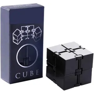 Infinity Cube Sensory Fidget Toy – EDC Fidgeting Cube for Kids & Adults, Stress & Anxiety Relief Desk Toy, Cool Mini Gadget to Improve Focus & Kill Time, Perfect Christmas Gift for Kids