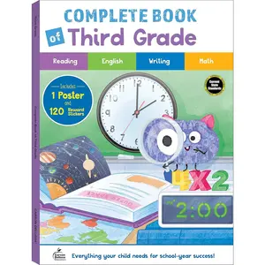 Carson Dellosa Complete Book of Third Grade Workbook, Reading Comprehension, Math, Language Arts, and Writing Practice, Classroom or Homeschool Curriculum - Paperback