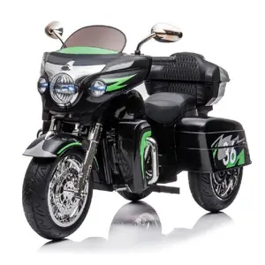 12V 3-Wheel Kids Motorcycle | Dual Seat + Parent Remote | LED + Bluetooth Music | Anti-Tip Safe Ride On for 3-6Y Toddlers