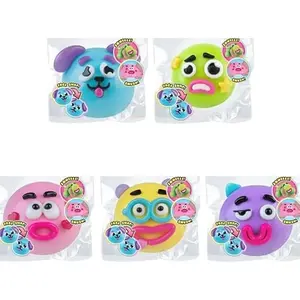 Smushers Cute Face Changing Squishy Toy, Soft Shapable Anxiety Relief Fidget, Non-irritating Maltose Material Portable Relaxation Toy