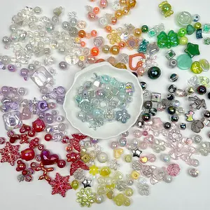 5oz Acrylic Mix Pack Beads and Pendants - Varied Shapes for DIY Beading, Jewelry Making Projects (Mixes Vary; Picture May Not Be Accurate)