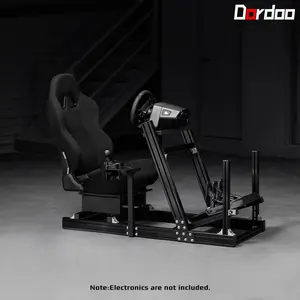Dardoo 4080 Aluminum F1 Racing Simulator Cockpit with Seat Fit G29 G920 G923 .Not Include Wheel Handbrake Shifter and Pedals