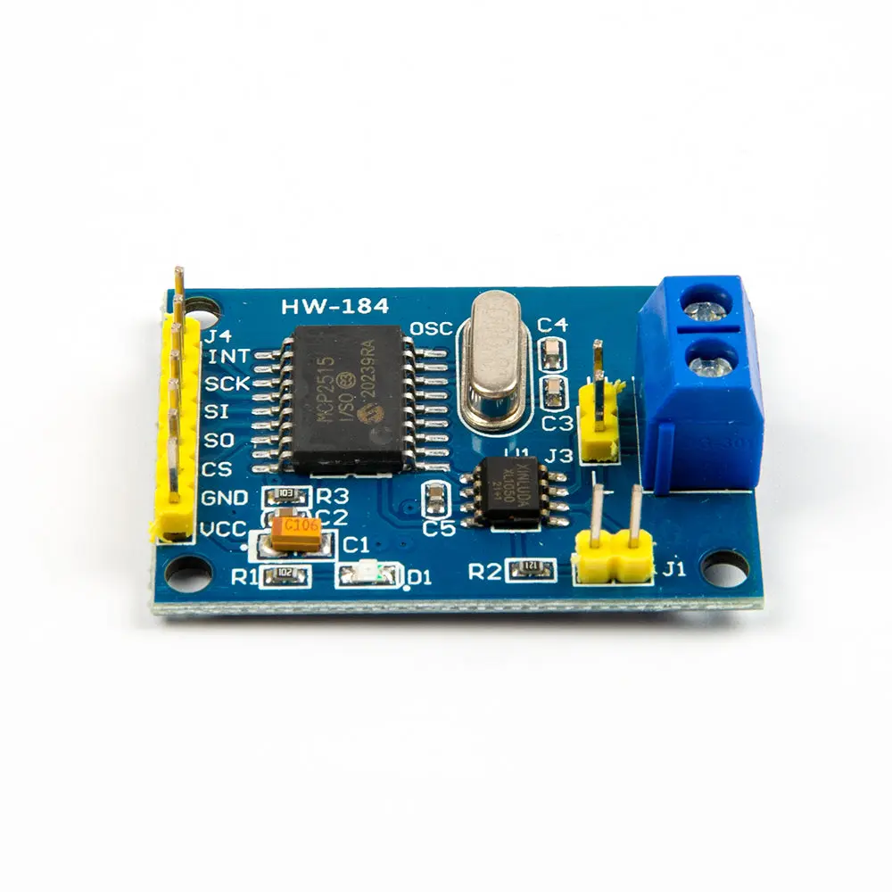 MCP2515 Pre-Soldered CAN Bus Module with TJA1050 SPI Interface
