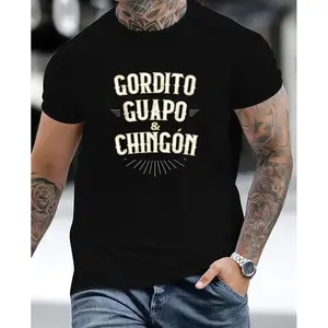 Summer t Shirts Chubby, Handsome and Awesome - Funny Mexican T-Shirt