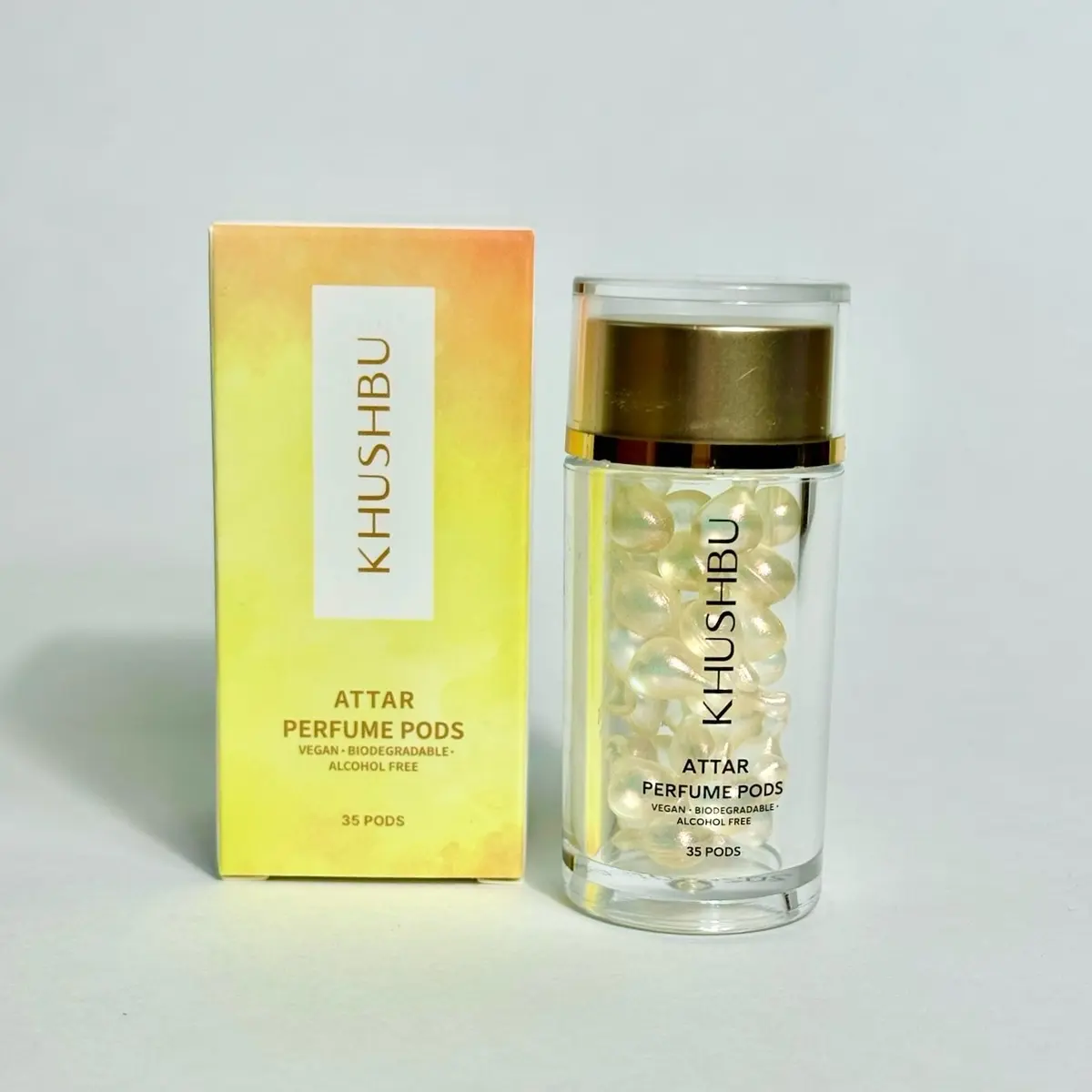 Khushbu Essentials: Golden Dust Attar Perfume Pods