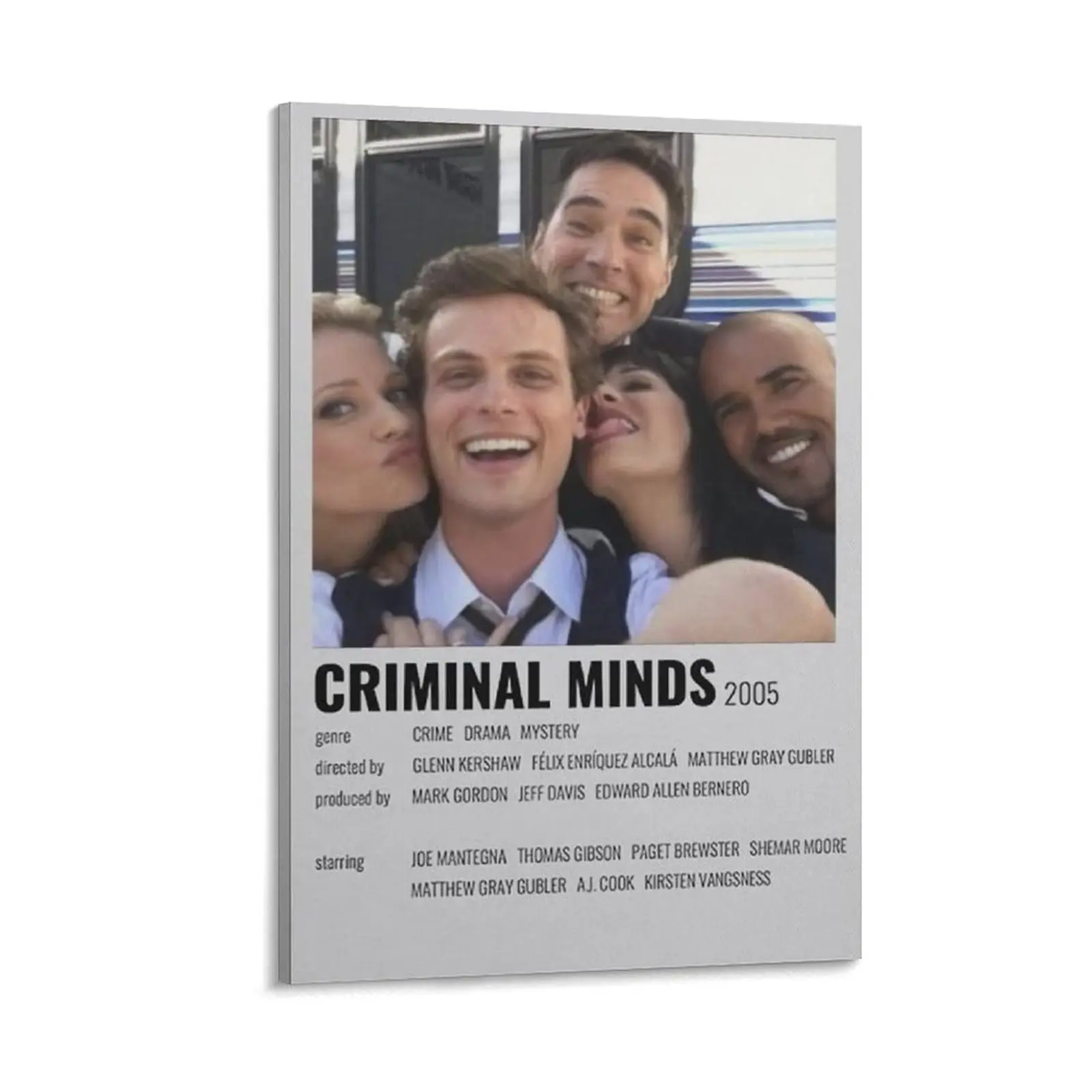 Criminal Minds Tv Series Poster HD Canvas Prints Canvas Poster Bedroom Decor Sports Landscape Office Room Decor Gift Frames Wall Ornaments Artistic