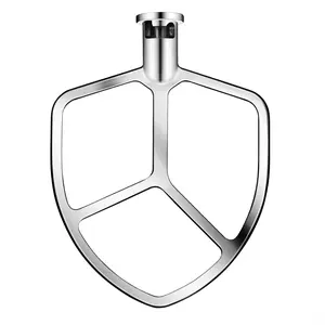 Flat Beater for  5-6 Quart Bowl-Lift Stand Mixer, Stainless Steel Paddle Attachments Fits for  Professional 5 Plus and 600 Seris Mixer, Mixing Accessories, Dishwasher Safe