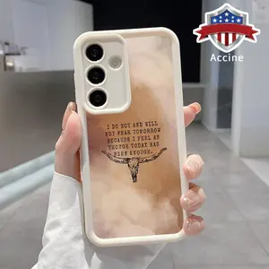 TPU Phone Case Compatible with Galaxy S23 Ultra S24 Plus S25 S22+ Bull head Pattern Pocket-Friendly Shockproof Silicone Protective Soft Smartphone Casing