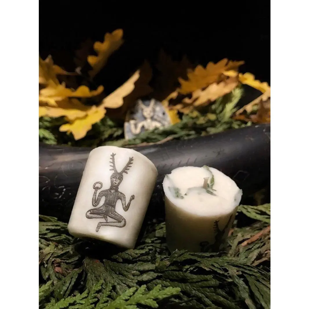 Yule Ritual Candle- Vegan Soy Scented with Essential Oils