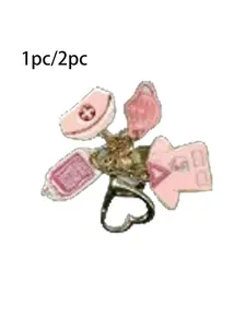 Nurse Doctor Theme Alloy Pendant, Keychain, Women's Decorative Charm with Buckle, Medical Accessories, Perfect Gift for International Nurses Day