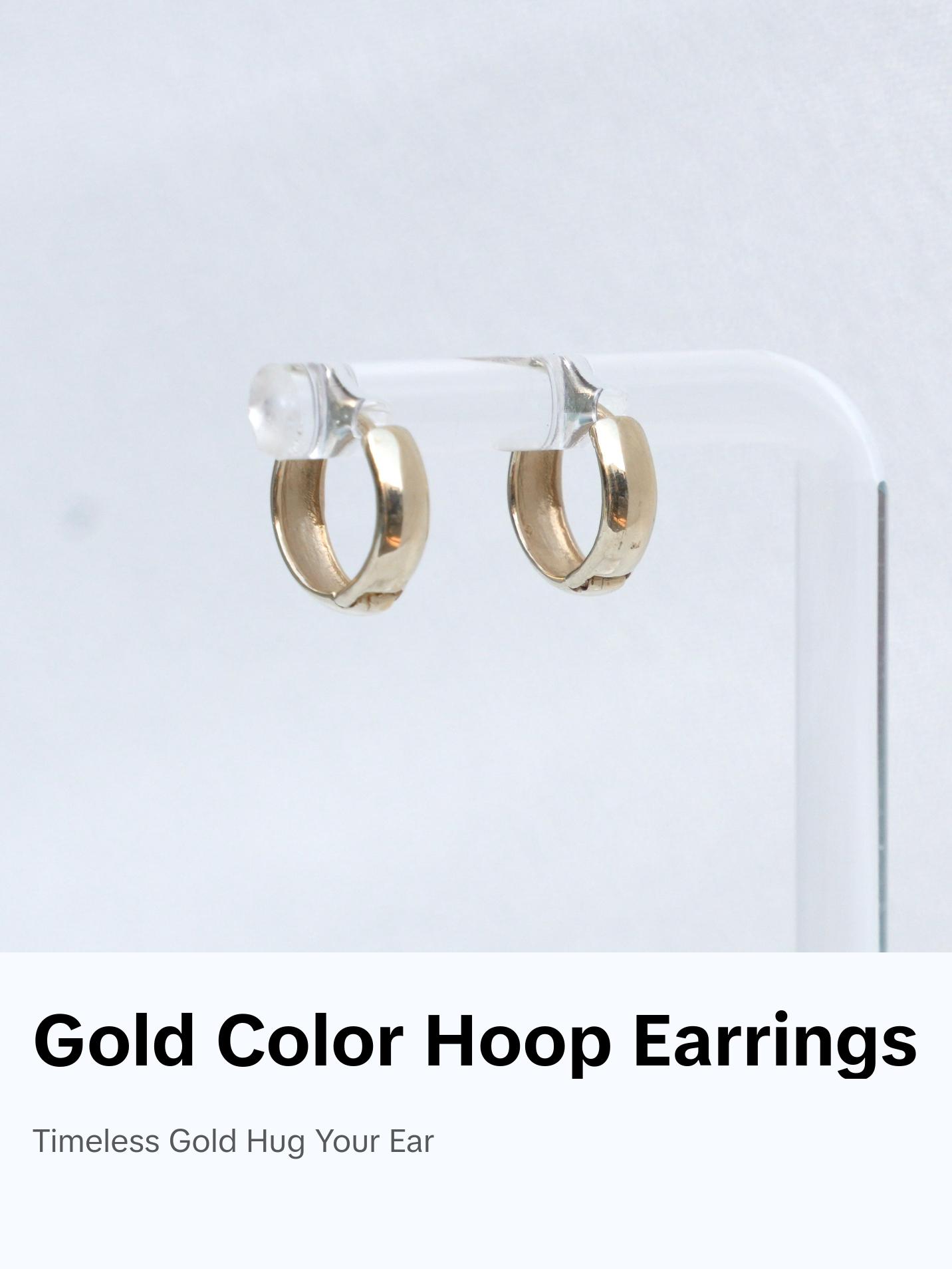 Gold Baby Huggies Earrings