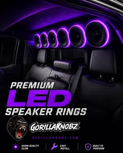 6.5" RGBIC LED Speaker Rings – High-Class Car Audio
