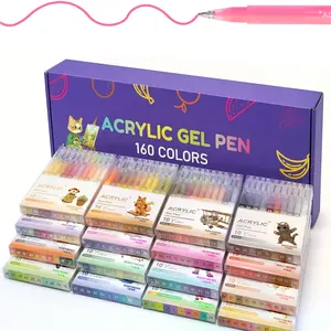 3D Acrylic Gel Pen, Fast-Drying 1.0mm Acrylic Paint Brush, Graffiti Drawing Set, Ideal for Notes, Marking, Card Making, Coloring, Outlining
