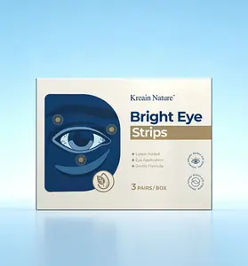 Kreain Nature Lutein Essence Bright Eye Strips - 3 Pairs/Box to Soothe Dry Irritated Eyes