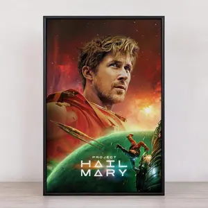 Project Hail Mary Movie Poster, High Quality Print, Wall Art, Room Decor
