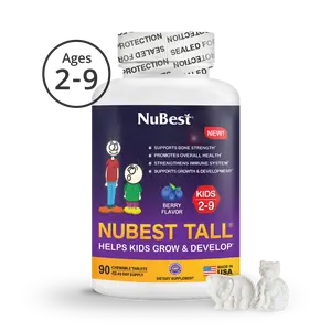 NuBest Tall Kids, 90 Chewables | Support Physical Potential, Early Years Structural & Daily Support