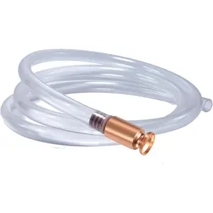 10 FT Siphon Pump, Shaker Siphon Hose for Gasoline//Water Transfer, Self Priming Syphon Hose with 1/2" Valve