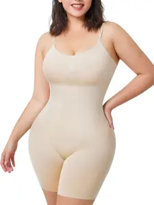 Women's Solid Color High Stretch Shapewear Romper, Lightweight Tummy Control Seamless Shaper, Tummy Tuck Shapewear for Daily Wear, Womenswear