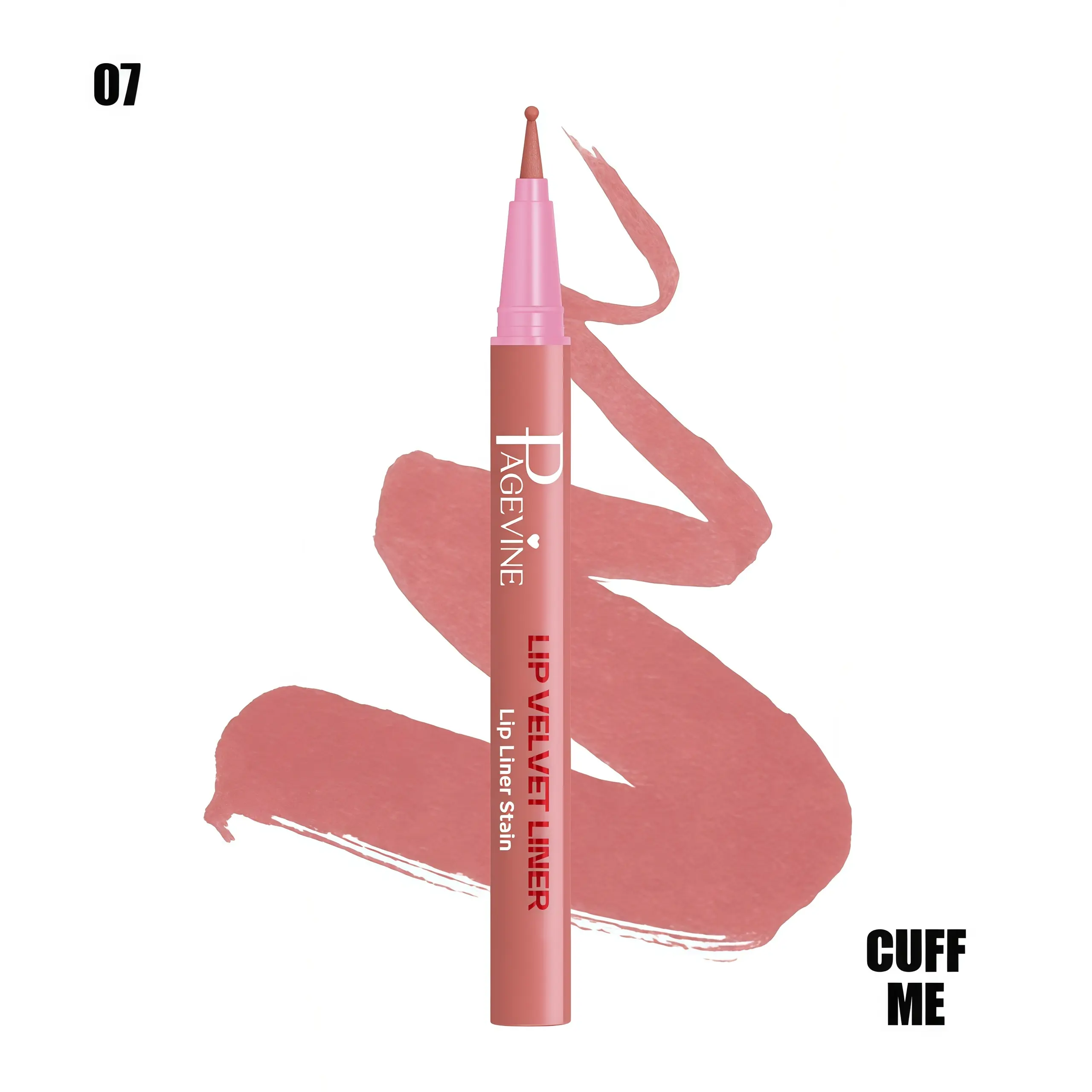 Precision Lip Sculpt Pencil 07 - Long-Lasting Color Smudge-Proof Lightweight Application for Natural Definition Office Wear Daily Use