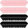 Colovis  Powder Puff Set Soft Velour Triangle Makeup Sponge for Foundation & Loose Powder Pink & Black Ideal for Travel Daily Use Easy to Clean Beauty Tools