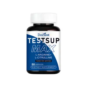 Daily Dietary Supplement Capsules, Formulated with L-Arginine and L-Citrulline, Promote Circulation, Sustain Energy & Endurance for Active Lifestyle, 60 Count