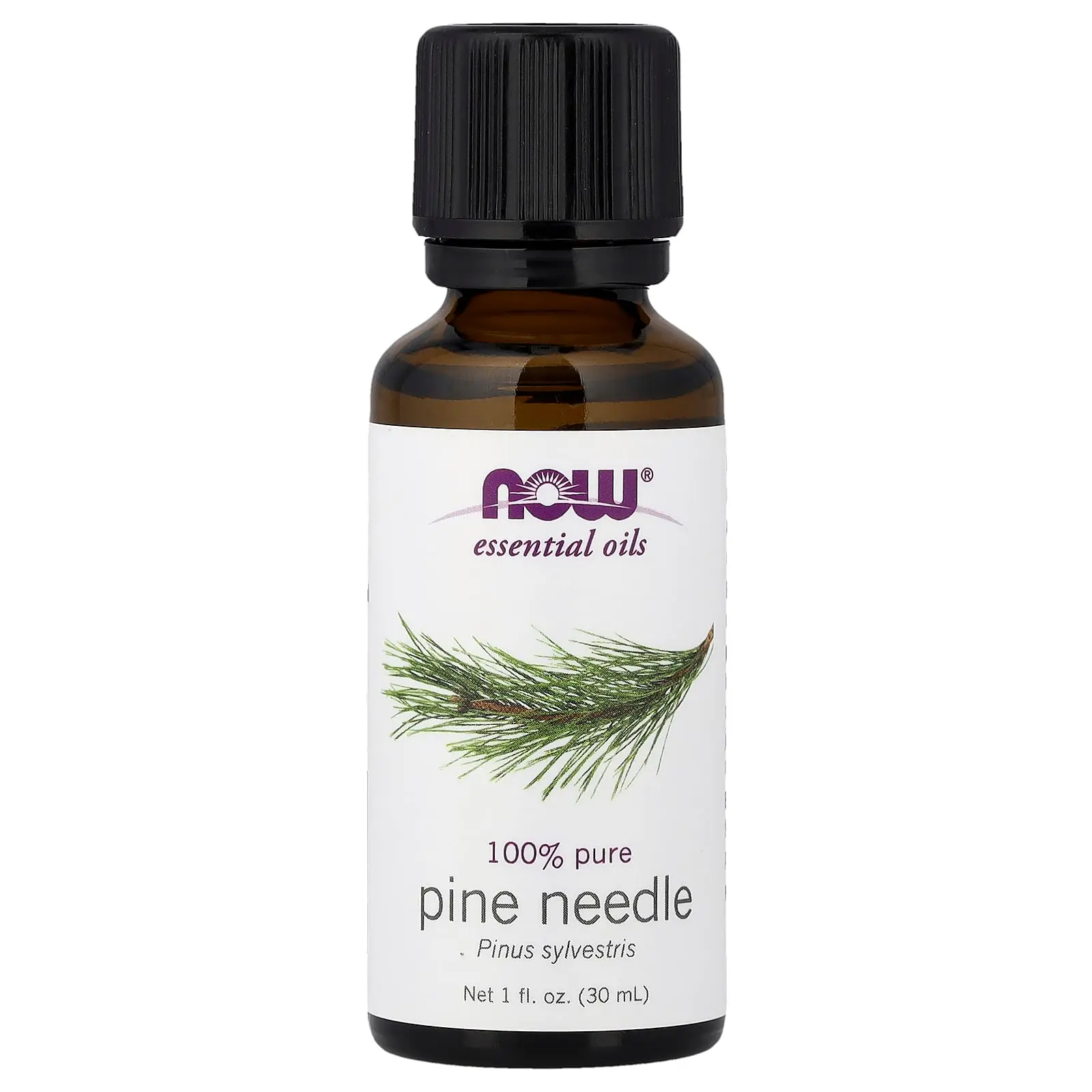 NOW Foods 100% Pure, Essential Oils, Pine Needle, 1 fl oz (30 ml)
