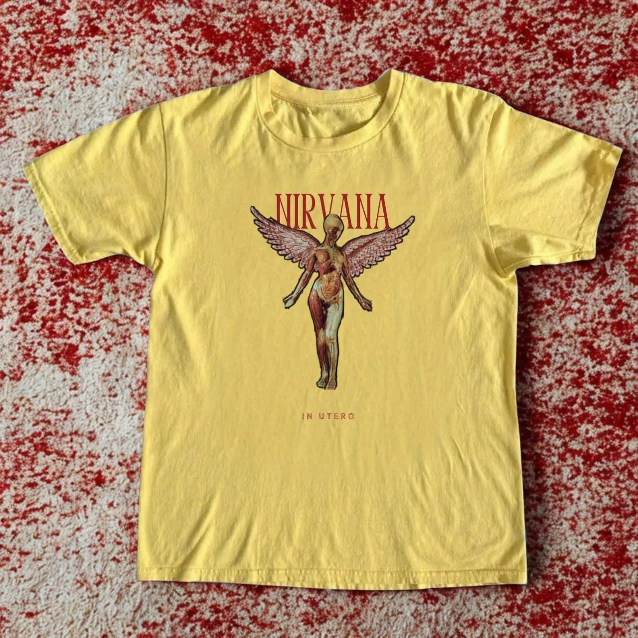 Vintage-style Nirvana In Utero graphic tee